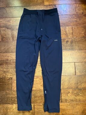ICON Amsterdam Dark Navy Athletic Joggers with Drawstring